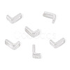 6Pcs 925 Sterling Silver Hollow Initial Beads STER-TA0001-53L-2