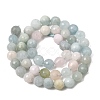 Natural Morganite Beads Strands GG-CBA0166-A01-8mm-3