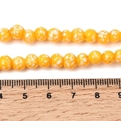 Handmade Lampwork Beads Strands LAMP-H071-01A-07-1