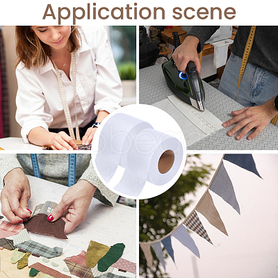 Non-woven Fusible Batting Tape for Quilting DIY-GF0014-17-1
