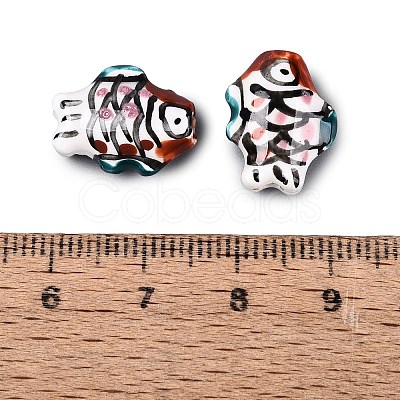 Handmade Porcelain Beads PORC-Q007-09D-1