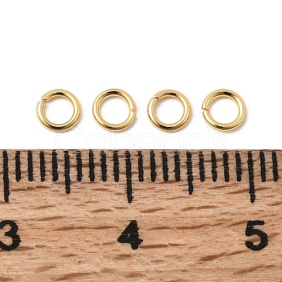 SHEGRACE Brass Open Jump Rings XGR0078G-12G-1
