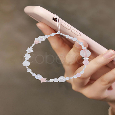 1Pc Acrylic Mobile Straps for Women AJEW-LP0004-90-1