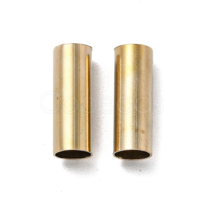 Brass Tube Beads KK-Z045-04A-KCG-1