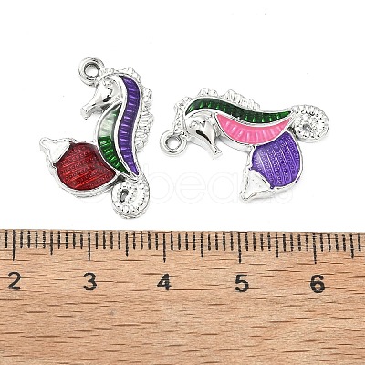 Alloy Enamel Pendants FIND-C087-07P-1