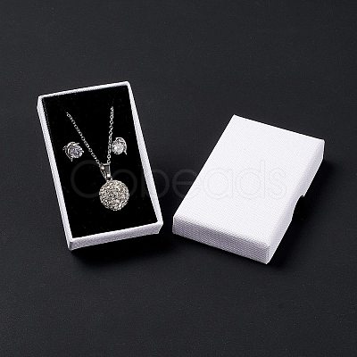 Paper with Sponge Mat Necklace Boxes X-OBOX-G018-02C-1