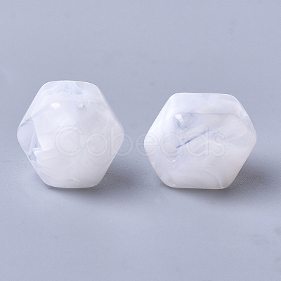 Acrylic Beads OACR-T007-09G-1