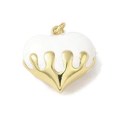 Rack Plating Brass Enamel Pendants KK-S366-05G-1
