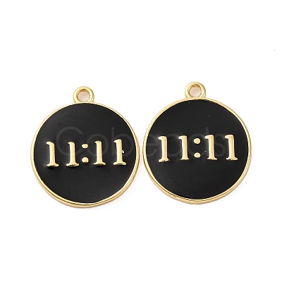 Brass Enamel Pendants KK-F895-16B-G01-1