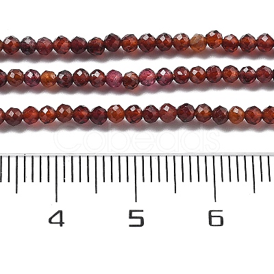 Natural Garnet Beads Strands LS-G-H079-A01-01A-1
