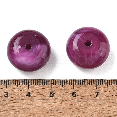 Two Tone Acrylic Beads AC-CBABA33-01K-1
