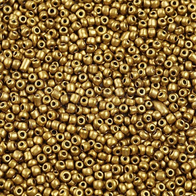 Baking Paint Glass Seed Beads SEED-S002-K30-1