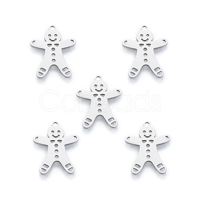 Non-Tarnish 201 Stainless Steel Pendants STAS-N090-LA919-1-1