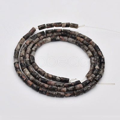 Column Natural Jade Beads Strands G-N0153-34-1