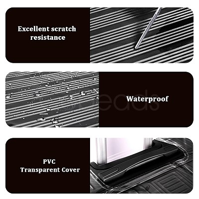 Transparent PVC Luggage Cover AJEW-WH20080-52D-1