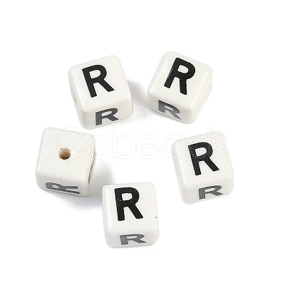 Porcelain Beads PORC-R003-08R-1