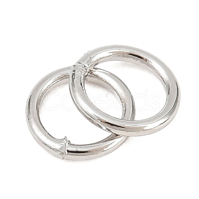 Brass Closed Jump Rings KK-D257-01P-04-1