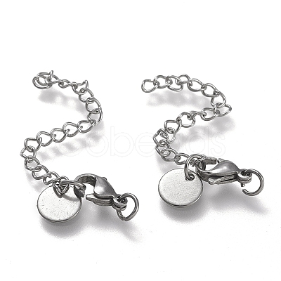 Tarnish Resistant 304 Stainless Steel Chain Extender LS-STAS-K195-28P-1