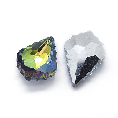 Faceted Glass Pendants GLAA-F068-A02-1