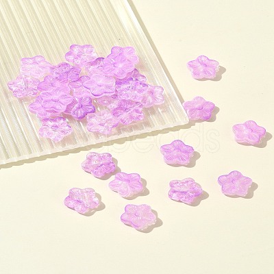 30Pcs Baking Paint Glass Beads GLAA-FS0001-97E-1