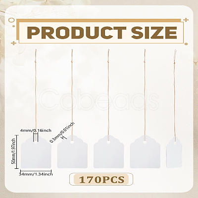 170Pcs PVC Plant Labels DIY-LP0003-88-1