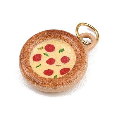 Printed 304 Stainless Steel Pendants STAS-B125-03H-G-1