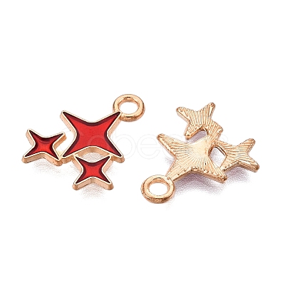 Alloy Enamel Pendants ENAM-T020-38C-RS-1