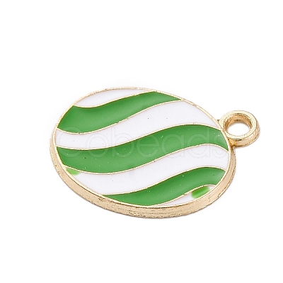 Christmas Alloy Enamel Pendants ENAM-S027-01A-G-1
