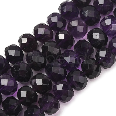 Natural Amethyst Beads Strands GG-CBA59DD-A01-6x10mm-1