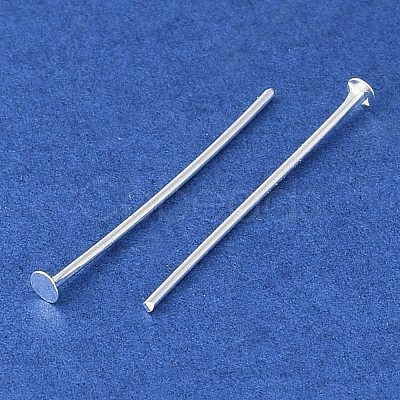 Brass Flat Head Pins KK-N254-47B-S-1