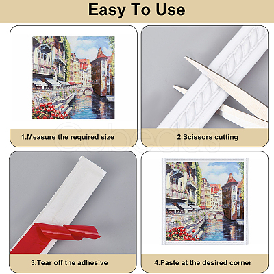 PVC Self-Adhesive Flexible Molding Trim DIY-WH20007-57B-1