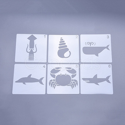 Plastic Drawing Stencil for Kids Teen Boys Girls DIY-D023-13D-1