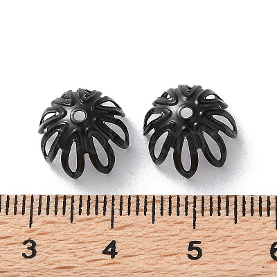 Ion Plating(IP) 304 Stainless Steel Bead Caps STAS-Z062-02EB-1