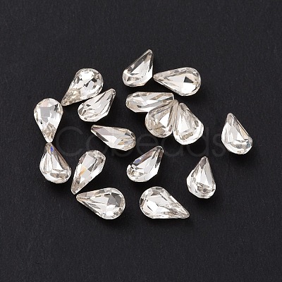Glass Rhinestone Cabochons GGLA-P002-07A-01-1