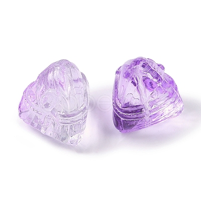 Baking Paint Glass Beads GLAA-S202-15D-1