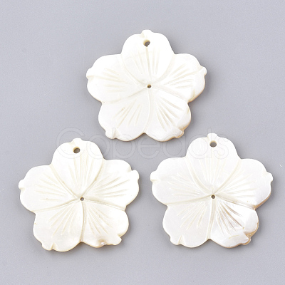 Freshwater Shell Pendants SHEL-S274-16-1