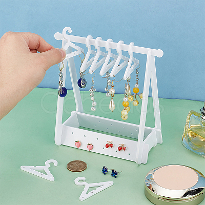 1 Set Coat Hanger Removable Acrylic Earring Displays EDIS-PH0001-92-1