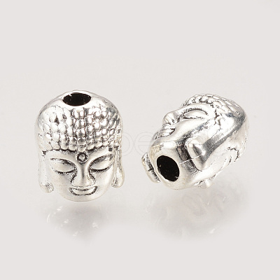 Tibetan Style Alloy Beads X-TIBE-Q075-53AS-LF-1