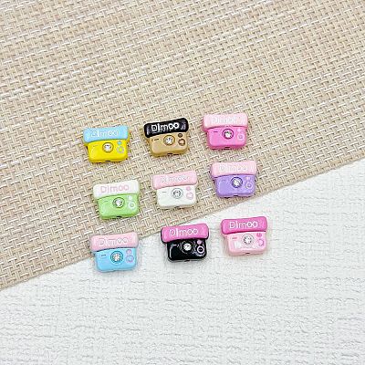 Baking Paint Alloy Enamel Beads FIND-G092-05-1