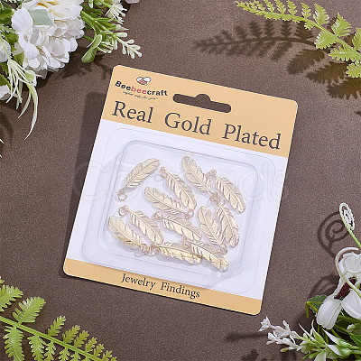 12Pcs Brass Pendants KK-BBC0027-66-1