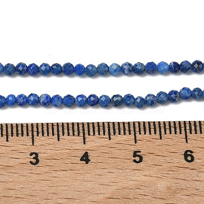 Natural Lapis Lazuli Beads Strands G-B168-A03-2mm-1