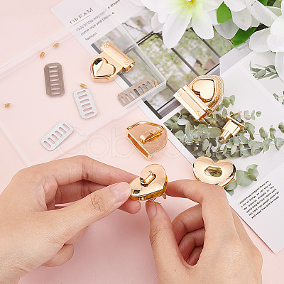2 style Iron & Alloy Twist Bag Lock Purse Catch Clasps FIND-WR0008-82-1