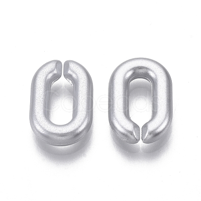 Spray Painted CCB Plastic Linking Rings CCB-R104-12A-03-1