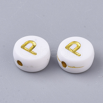Plating Acrylic Beads X-PACR-R242-01P-1