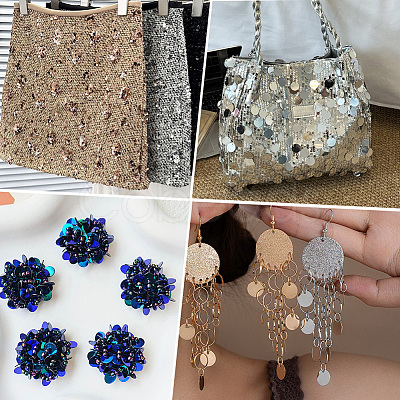 1071Pcs 150G Ornament Accessories PET Paillette/Sequins Pendants PVC-CY0001-07A-1