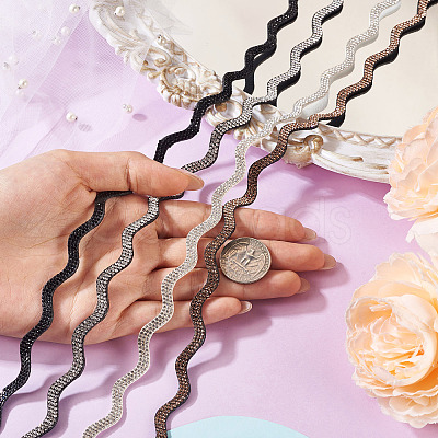4 Colors Rhinestone Ribbon OCOR-TA0003-08-1