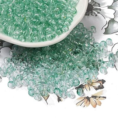 Transparent Colours Glass Round Beads SEED-F006-05A-02-1