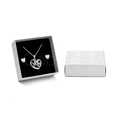 Cardboard Gift Box Jewelry Set Box CBOX-F006-01-1
