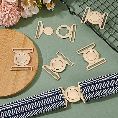 6Sets Zinc Alloy Side Release Buckles FIND-BC0013-98A-1