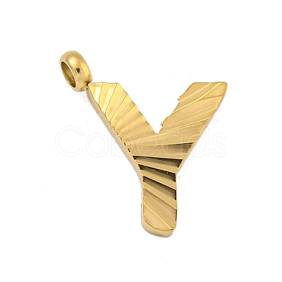 Ion Plating(IP) 304 Stainless Steel Charms STAS-G345-01G-Y-1